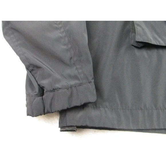 FIGS Jacket Mens XL Black Technical Collection‎ Hooded Windbreaker Outdoor Coat